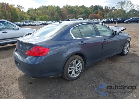 2012 Infiniti G25X from USA, damaged, VIN JN1DV6AR9CM860627